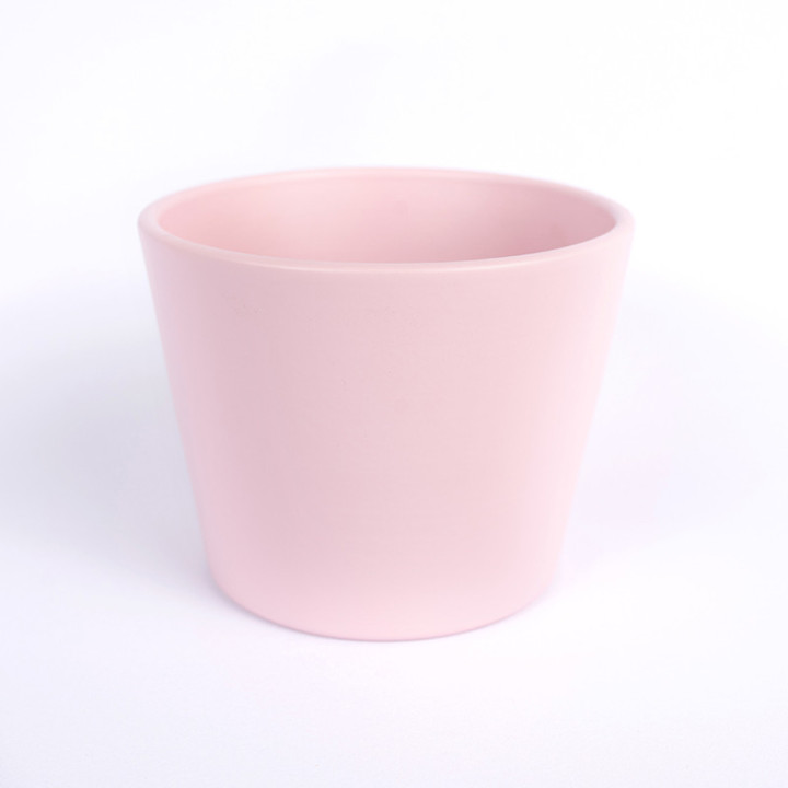 Osłonka Stożek Różowy mat | 12 cm