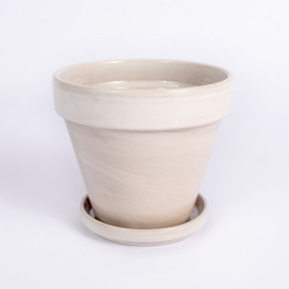 Donica szkliwiona granit | 10 cm