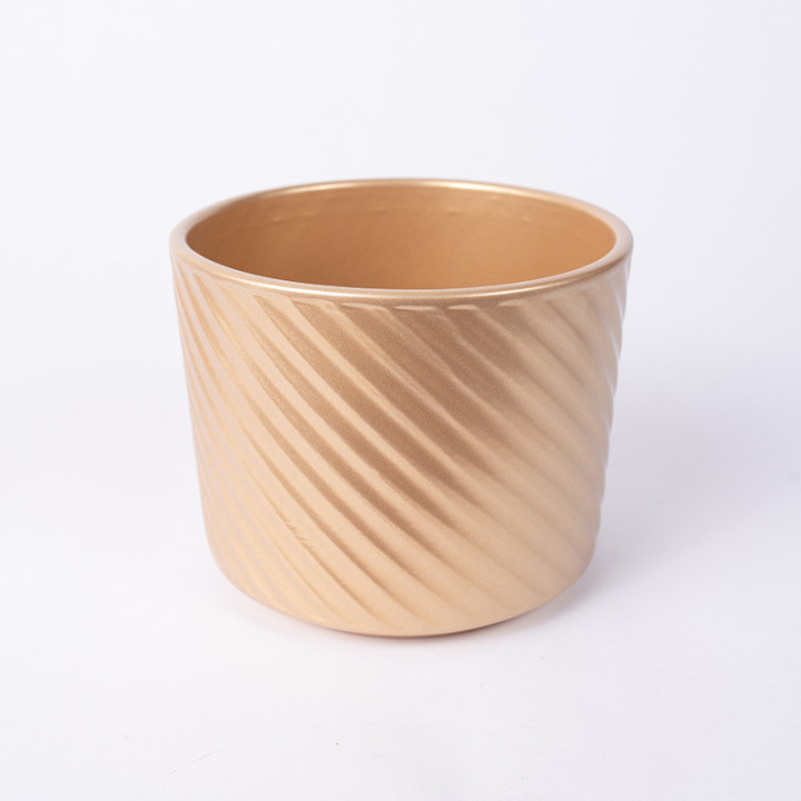 Osłonka walec złota perła | 14 cm