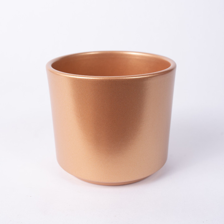 Osłonka walec stare złoto | 12 cm