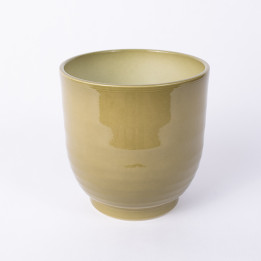 Osłonka ceramiczna pistacja lazur | 15 cm