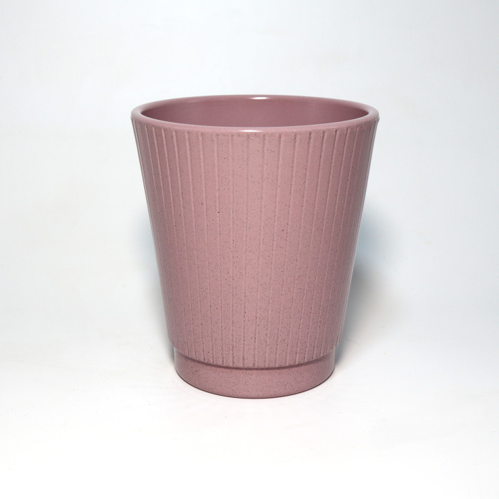 Osłonka do storczyków Vertik 14 cm – kamienny róż | Tomaszewski
