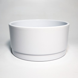Osłonka misa ceramiczna biała 18 cm | Tomaszewski