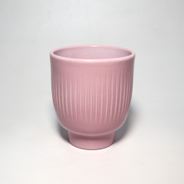 Różowa osłonka Lazur 12 cm – żłobiona | Tomaszewski