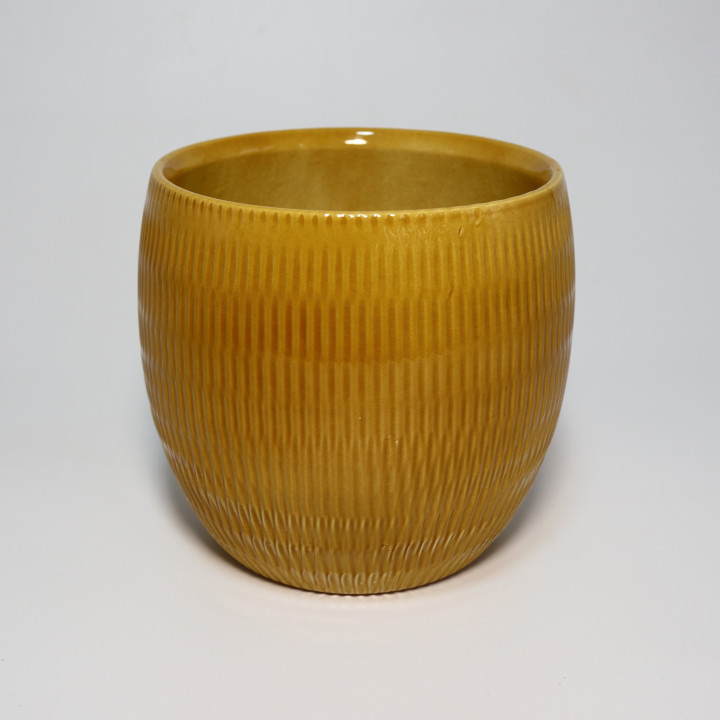 Miodowa osłonka Lazur 15 cm – prążkowana | Tomaszewski