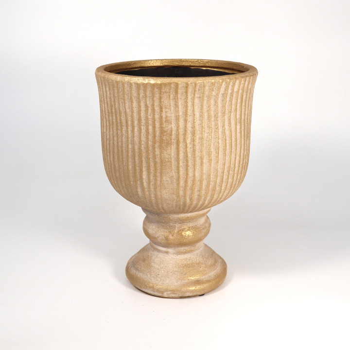 Osłonka ceramiczna Reina beż 16 cm | Tomaszewski