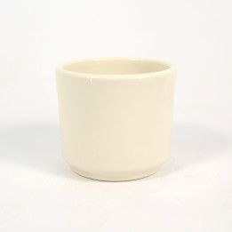 Osłonka ceramiczna Cylinder kremowa ⌀7 cm | Tomaszewski