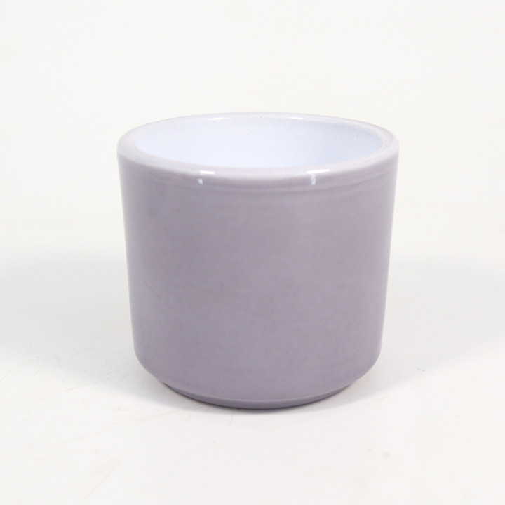 Osłonka ceramiczna Cylinder szara ⌀7 cm | Tomaszewski