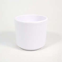 Osłonka ceramiczna Cylinder biały mat ⌀7 cm | Tomaszewski