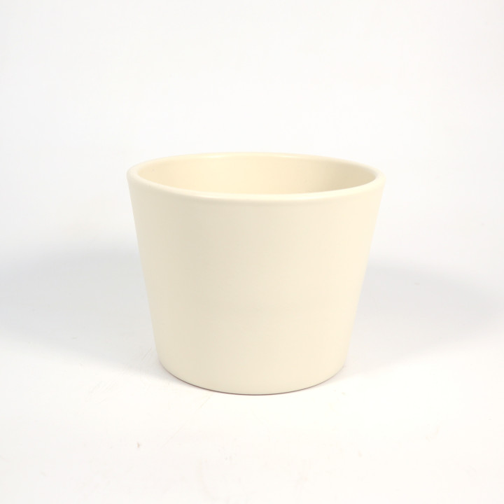 Osłonka Simple biała mat ⌀12 cm | Tomaszewski