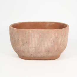 Osłonka ceramiczna Cintura Terra Flores 24 cm | Tomaszewski