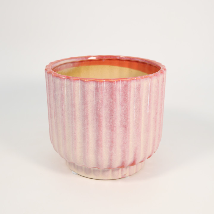 Osłonka ceramiczna szkliwiona Rose 16 cm | Tomaszewski