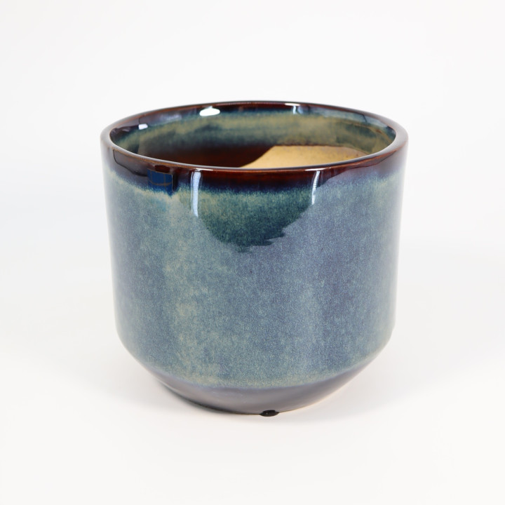 Osłonka ceramiczna Laguna Blue ⌀ 14 cm | Tomaszewski