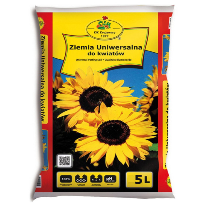 Podłoże do roślin zielonych - 5 litrów.